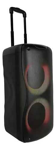 Altavoz LED Bluetooth Pulsebox Trolley Sp505, 800 W Rms, color negro, voltaje bivolt automático