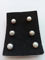 Comprar Aretes De Perlas Naturales Perlas De Mar Y Plata Pura 950