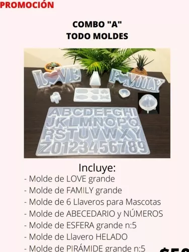 Donde comprar todo tipo de moldes de silicona de resina y manualidades