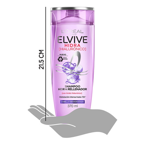 Shampoo Hidra Hialuronico 370 Ml Elvive
