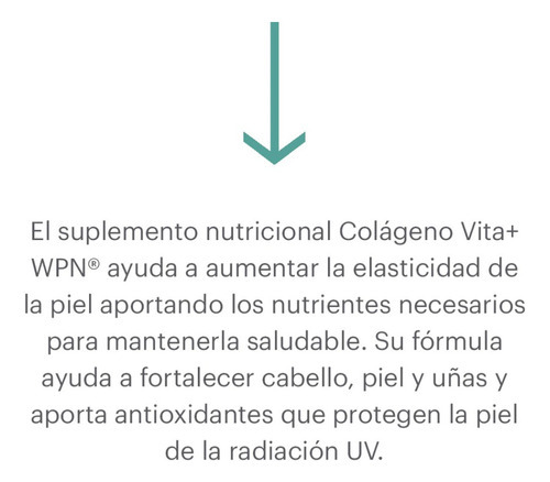 Wpn Vita + | Colágeno + Vitaminas + Calcio | Cápsulas X30 Sabor Sin Sabor