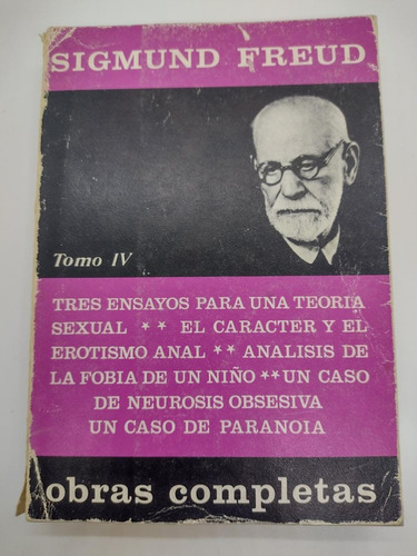 Sigmund Freud Obras Completas Tomo Iv - S. Freud - Usado 