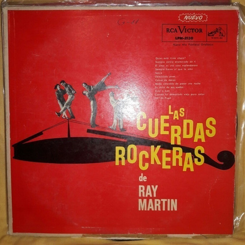 Vinilo Ray Martin Las Cuerdas Rockeras Si3