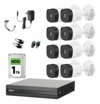 Comprar Kit Video Vigilancia 8 Cámaras 2mp Dahua 1 Tb Utp Baluns