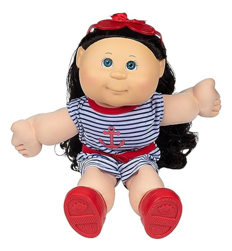 Cabbage Patch Kids Muñeca Clásica Con Pelo De Seda, 16  - Or