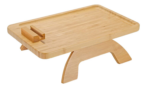 Sofá Con Clip Para Mesa, Reposabrazos De Madera Plegable En