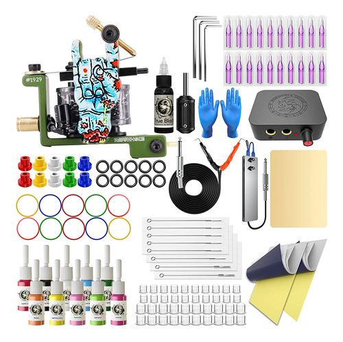 Kit Para Principiantes 10 Tintas De Tatuaje Tk096