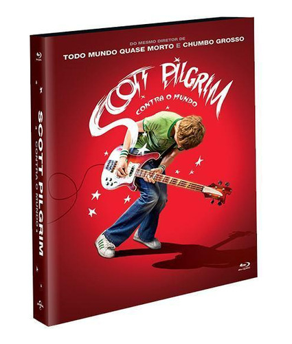 Blu-ray Scott Pilgrim Contra O Mundo - Edição Br Com Luva