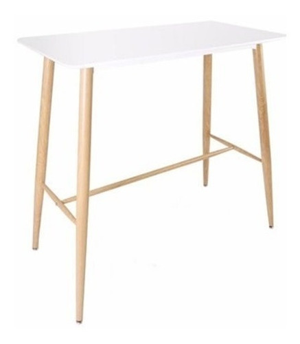 Mesa Bar Eames Rectangular 120x60cm Blanca O Negra / Nordik