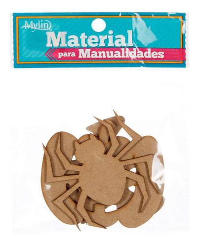 Imagen 4 de 4 de Figuras Mdf Araña Fantasma Halloween Decorar Mylin 8cm 15pz