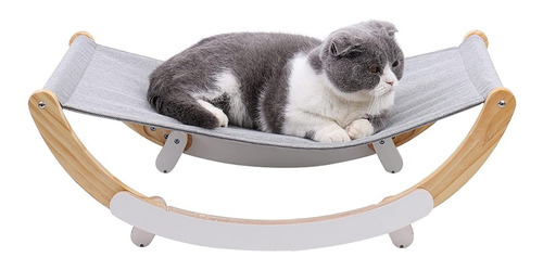 Cama Para Gatos Mascota Hamaca Material Transpirable Portati