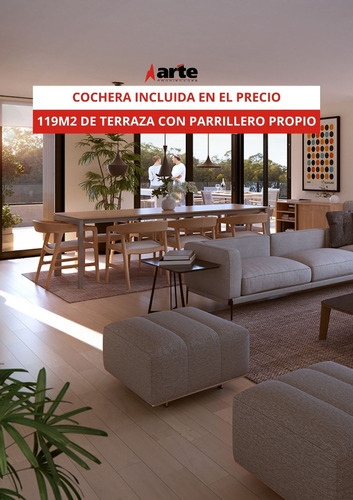 Venta De Apartamento Penthouse De 3 Dormitorios Con 119.40 M2 De Terraza Con Parrillero