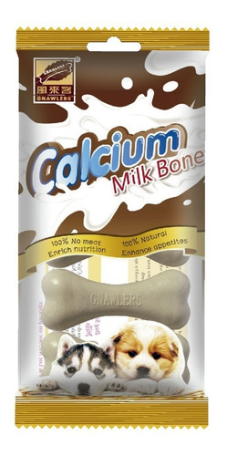 Hueso Perros Calcium Milk Bone Calcio Leche 7.6cm 12 Uds