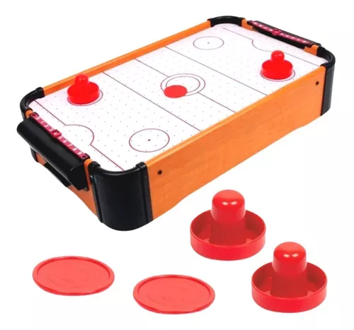 Brinquedo Aero Game Mini Mesa De Hockey Infantil Air Rocker Para