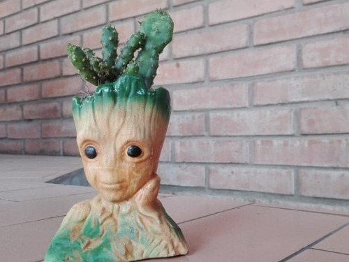Cactus En Maceta De Baby Groot