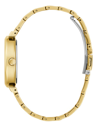 Reloj Guess Mujer Pulsera Acero Inoxidable Correa Dorado Bisel Dorado Fondo Dorado