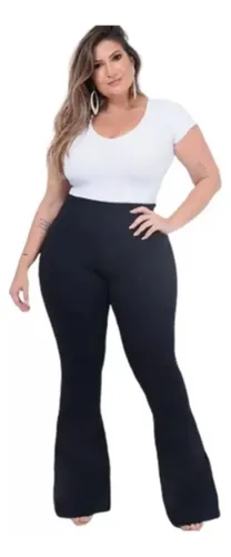 Calça flare plus size mercado livre 2025