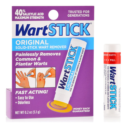 Wartstick Para Eliminar Verrugas Comunes Y Plantares, Barra