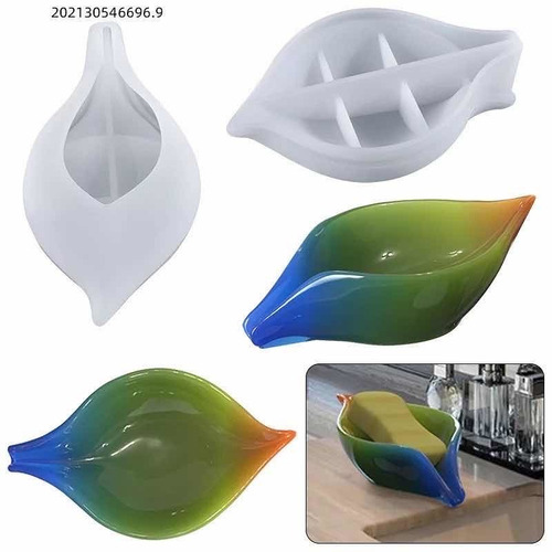 Imagen 1 de 1 de Silicona Molde Para Resina Jabonera Salida