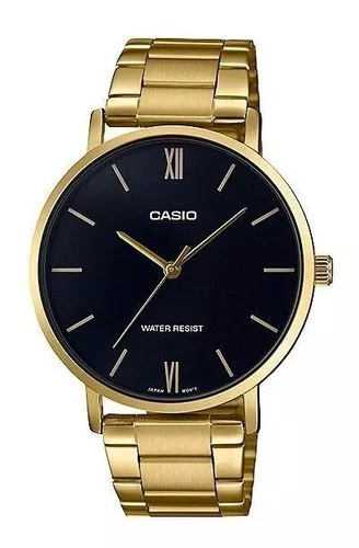 Reloj Casio Mujer Acero Dorado Clásico Ltp-vt01g-1b