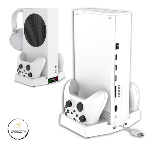 Base De Carga Y Ventilador Para Consola Xbox Series S