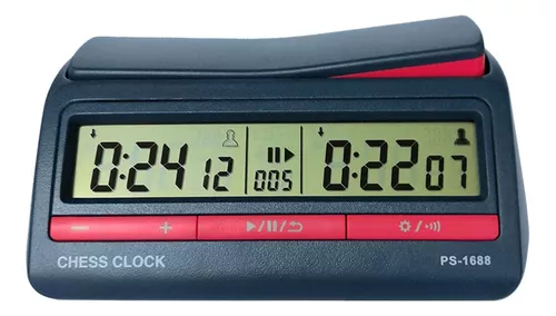 Profissional Digital Relógio De Xadrez De Plástico, Contagem Up