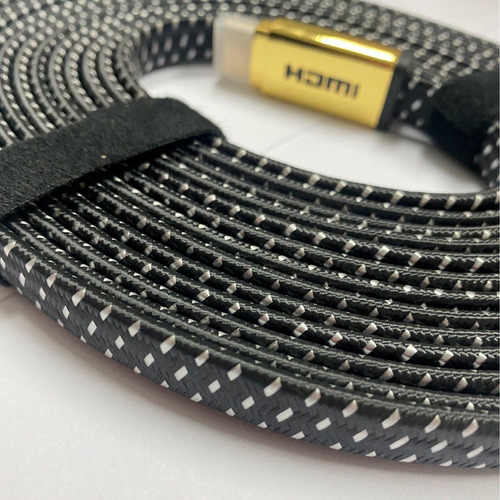 Imagen 3 de 9 de Cable Hdmi 4k 2.0 Mallado Largo 5 Metros Máxima Resolución