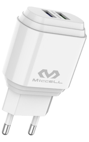Cargador 12w Dual Usb 5v 2.4a Cable Miccell