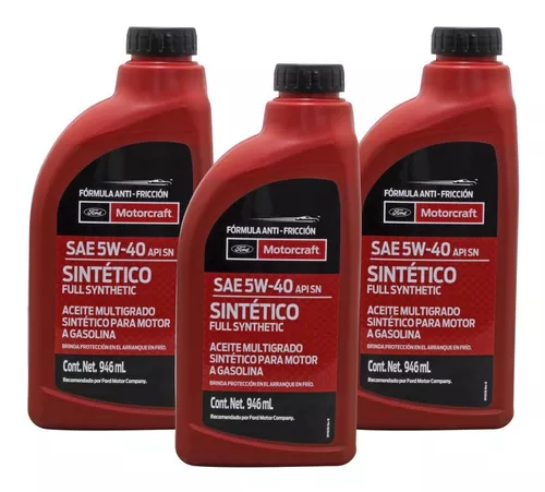 Kit 5l Aceite 5w30 Motorcraft + Filtro Gonher