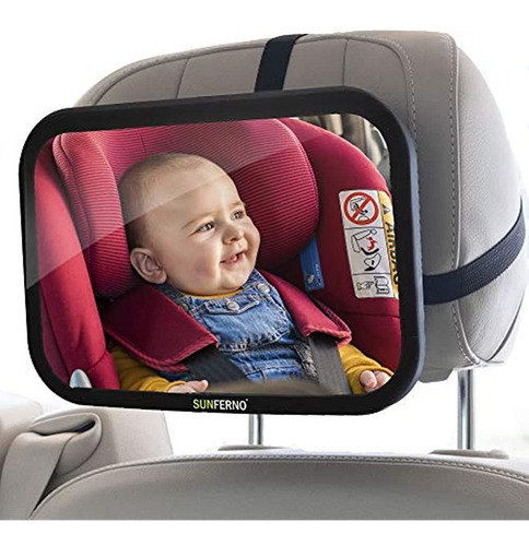 Espejo Para Automóvil Para Bebés Sunferno: Espejo De Asiento