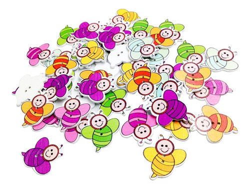 2 X 50x De Botones De De Scrapbooking De 2 Agujeros Para