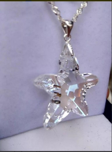 Colgante Starfish, Made With Swarovski, 30 Mm.