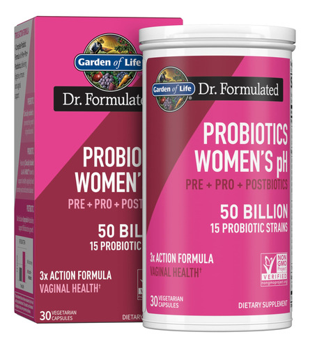 Garden Of Life Dr. Formulated - Probioticos De Ph Para Mujer