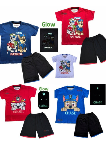 Pijama Estampa Brilla Patrulla Canina Paw Patrol Chase 