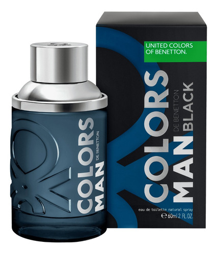 Perfume Masculino Colors Man Black Benetton Original - 60ml Volume Da Unidade 60 Ml