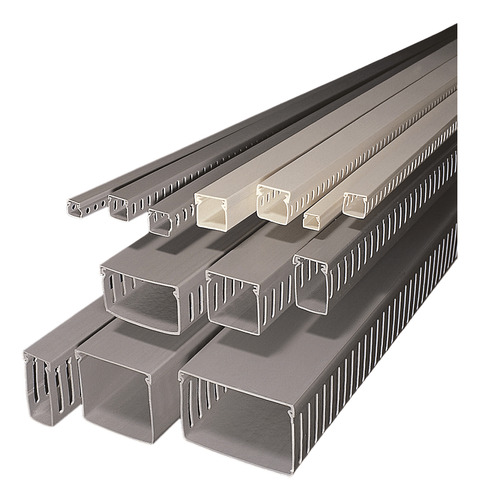 Canaleta Pvc Total Aberta 50x50 X2000mm (axlxc) Com 10 Peças