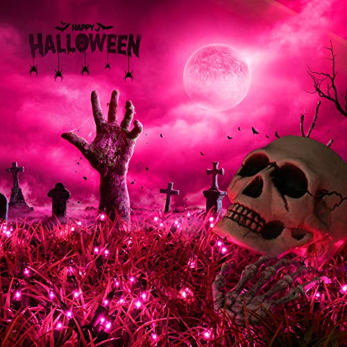 Luces Moradas, 21.63 Pies, 100 Luces Moradas Halloween,...