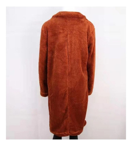 Abrigo De Felpa Teddy Bear Abrigado De Mujer