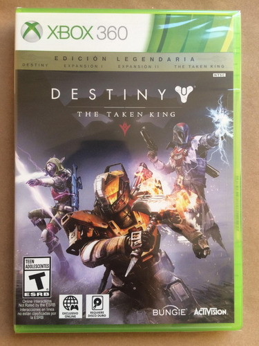 Destiny Edición Legendaria Xbox 360 Nuevo Envíos Todo Chile