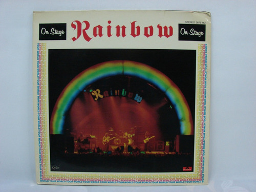 Vinilo Doble Rainbow On Stage 1977 Ed. Alemania + Sobres C/1