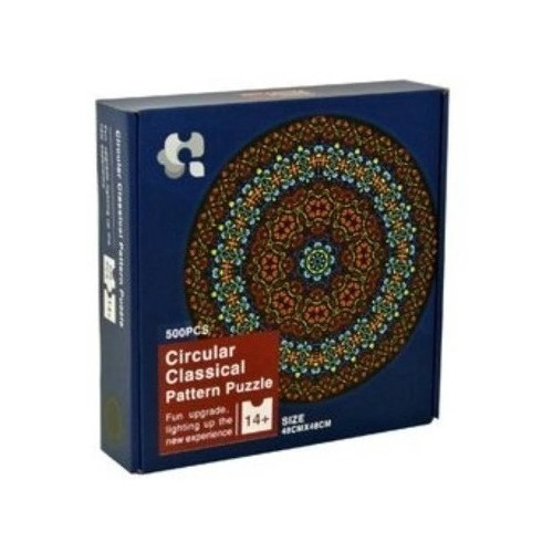 Rompecabezas Circular Mandala 500 Piezas Nihao