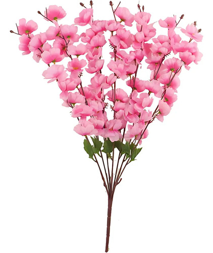 50 Ramos De Flores De Cerezo Artificial, 7 Varas.