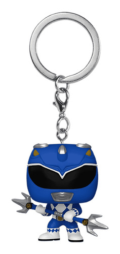 Chaveiro Funko Pop Power Rangers Blue Ranger
