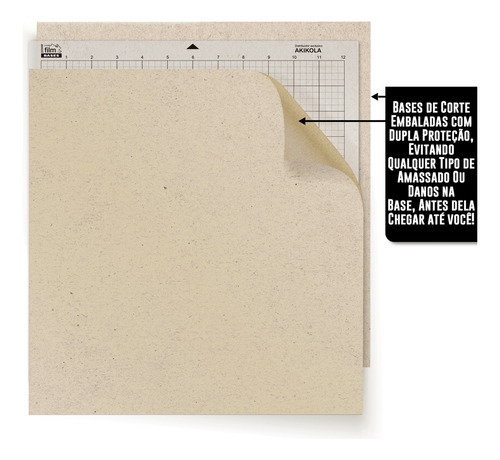 4 Esteiras De Corte 30x30 Com Cola Para Silhouette Cameo Cor Transparente