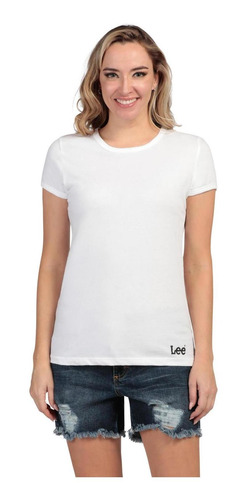Playera Slim Fit Manga Corta Lee Mujer 311
