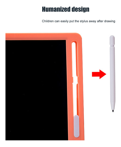 Tableta De Escritura Lcd De 10 Pulgadas, Color Rosa Colorido