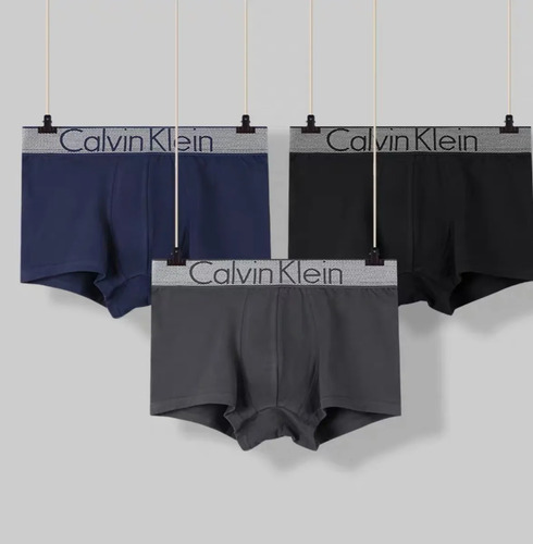 Set 3 Boxers Calvin Klein Trunk Original Algodón Clásico