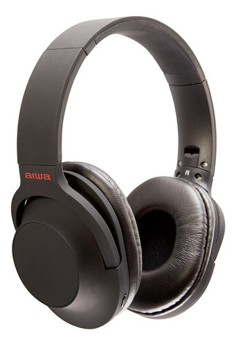 Audífonos Aiwa On-ear Plegables Incluye Micrófono Bt-207 Vc Color Negro