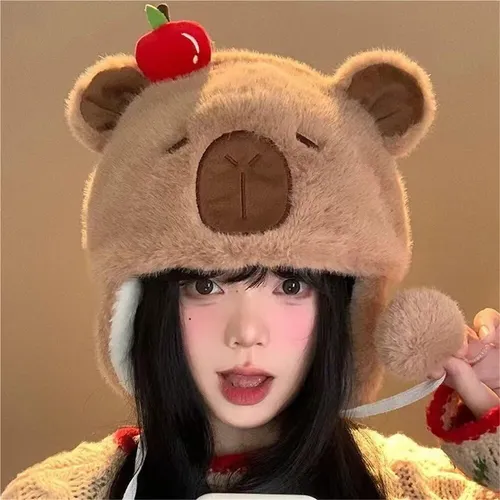 Gorro Felpa Otoño E Invierno Mujer, Gorro Resistente Al Frío