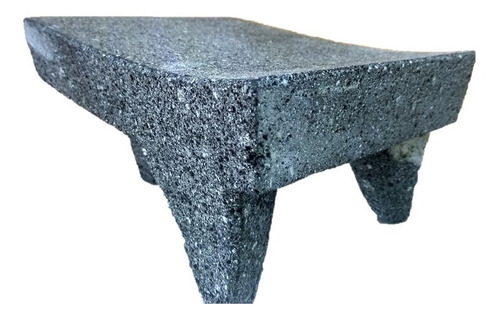 Metate De Piedra Volcanica De 30 Cm X 40 Cm.
